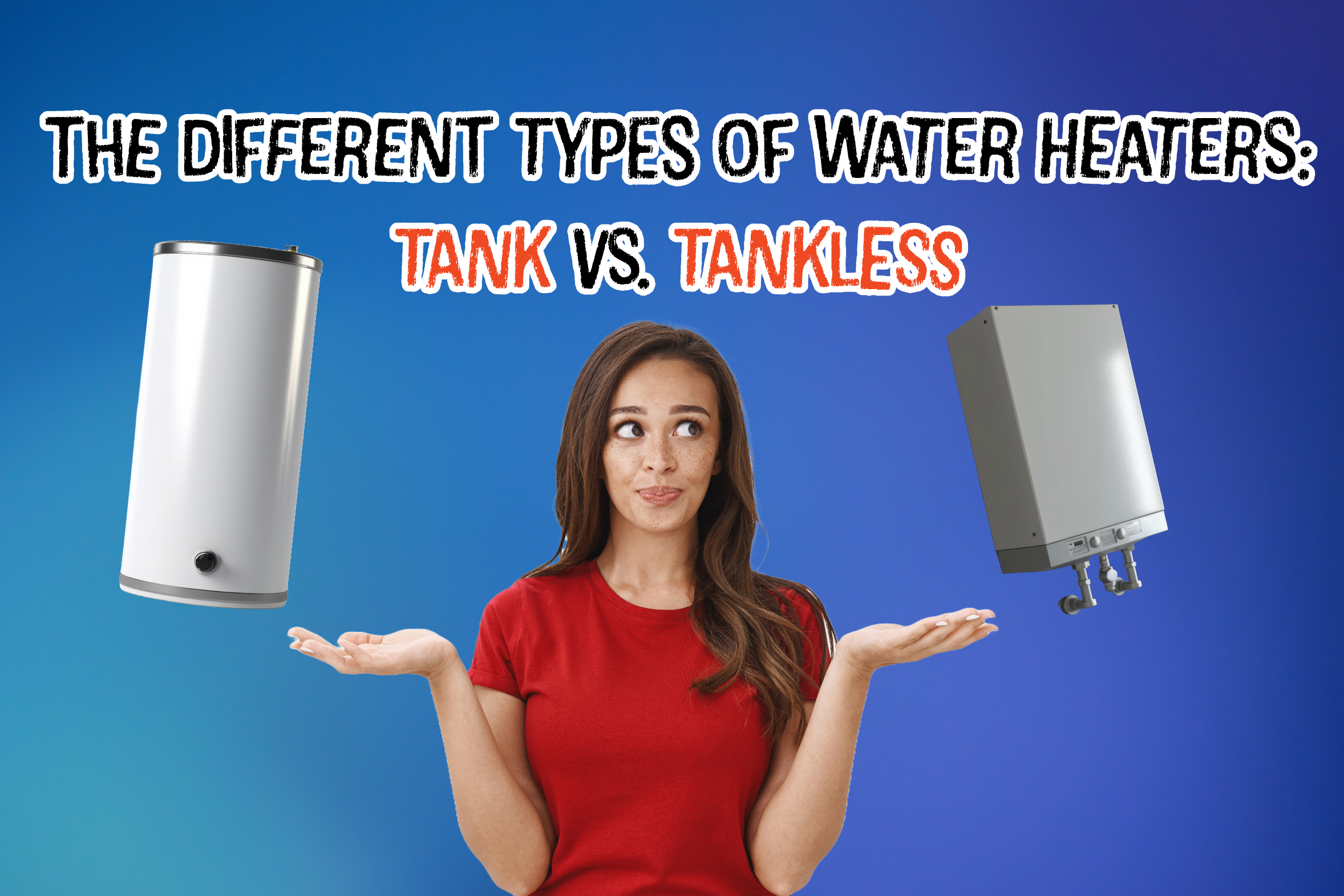 Kettering, Ohio plumbing blog on the differences between tank and tankless water heaters.